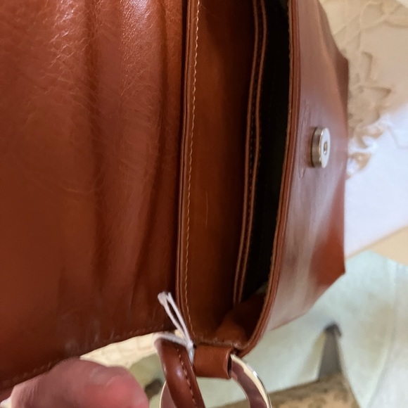 Designer Bambas Art Leather Hand Painted Cross Body Shoulder Bag. - Picture 4 of 7